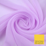 20 COLOURS - Premium Plain Dyed Chiffon Fine Soft Georgette Sheer Dress Fabric