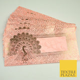 10 x Peacock Shagun Envelope Money Gift Cash Wallets Salami Eid Diwali Wedding