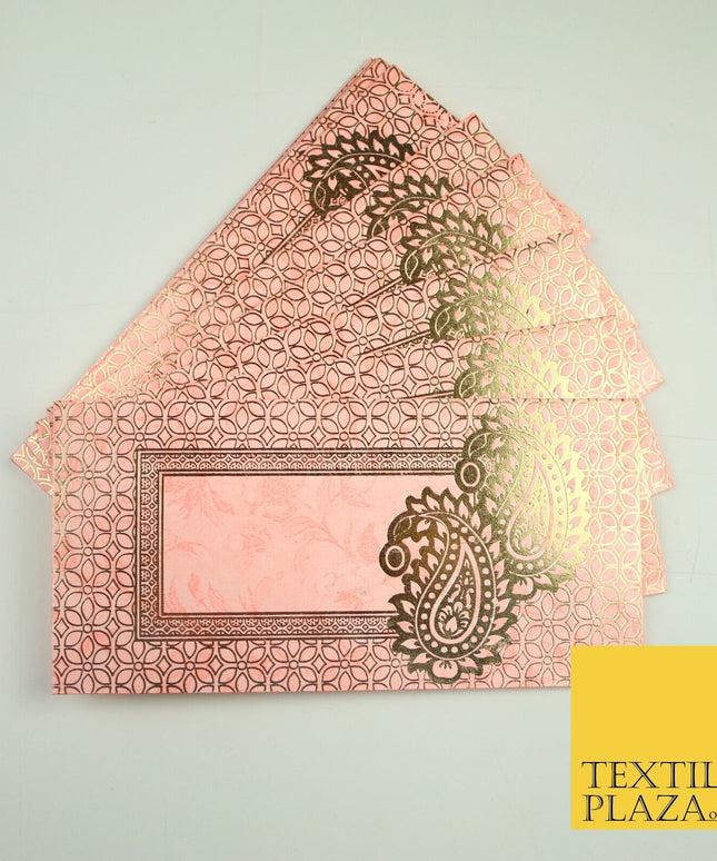 10 x Paisley Shagun Envelope Money Gift Cash Wallets Salami Eid Diwali Wedding