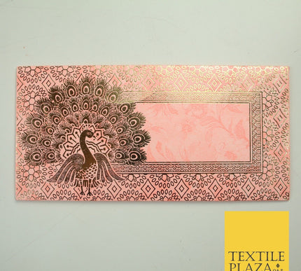 10 x Peacock Shagun Envelope Money Gift Cash Wallets Salami Eid Diwali Wedding