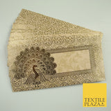 10 x Peacock Shagun Envelope Money Gift Cash Wallets Salami Eid Diwali Wedding