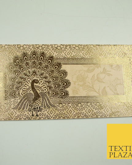 10 x Peacock Shagun Envelope Money Gift Cash Wallets Salami Eid Diwali Wedding