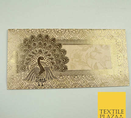 10 x Peacock Shagun Envelope Money Gift Cash Wallets Salami Eid Diwali Wedding