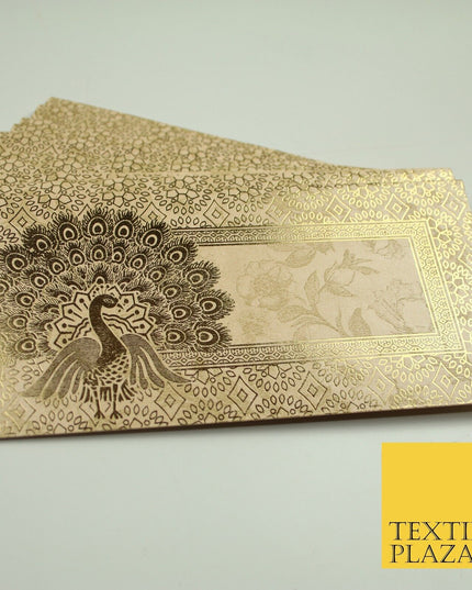 10 x Peacock Shagun Envelope Money Gift Cash Wallets Salami Eid Diwali Wedding