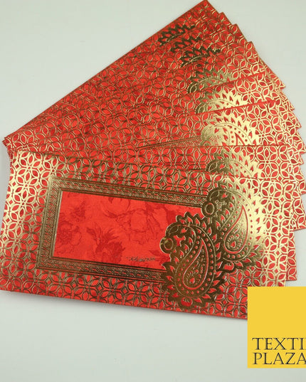 10 x Paisley Shagun Envelope Money Gift Cash Wallets Salami Eid Diwali Wedding
