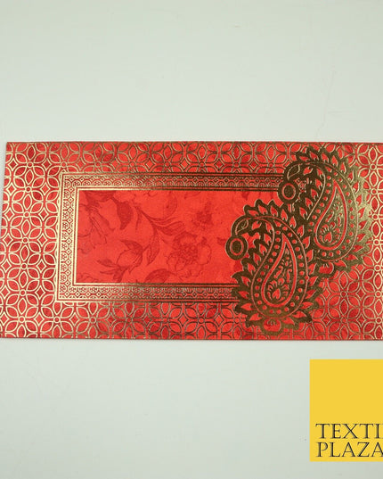 10 x Paisley Shagun Envelope Money Gift Cash Wallets Salami Eid Diwali Wedding