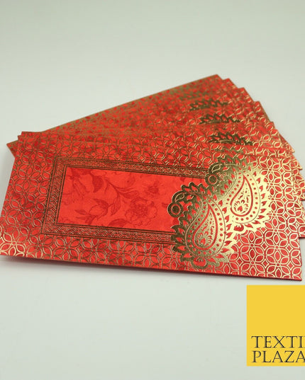 10 x Paisley Shagun Envelope Money Gift Cash Wallets Salami Eid Diwali Wedding