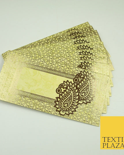 10 x Paisley Shagun Envelope Money Gift Cash Wallets Salami Eid Diwali Wedding