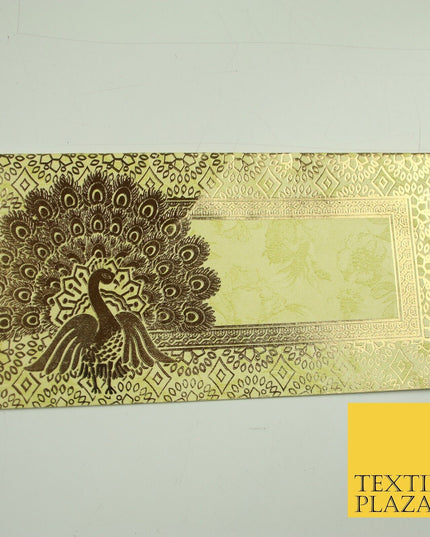 10 x Peacock Shagun Envelope Money Gift Cash Wallets Salami Eid Diwali Wedding