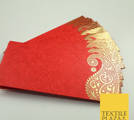 10 x Paisley Shagun Envelope Money Gift Cash Wallets Salami Eid Diwali Wedding