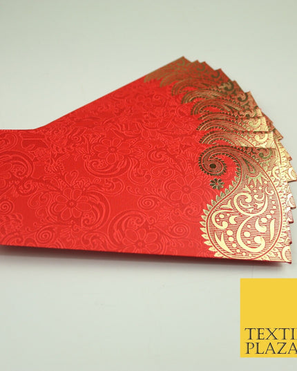 10 x Paisley Shagun Envelope Money Gift Cash Wallets Salami Eid Diwali Wedding