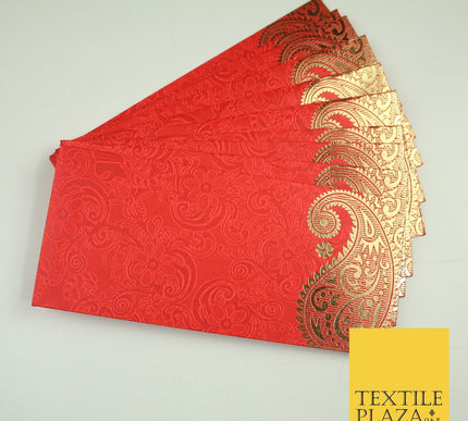 10 x Paisley Shagun Envelope Money Gift Cash Wallets Salami Eid Diwali Wedding