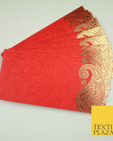 10 x Paisley Shagun Envelope Money Gift Cash Wallets Salami Eid Diwali Wedding