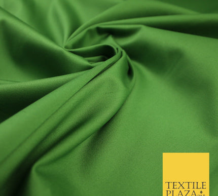 Green Premium Plain COTTON Sateen Dress Fabric Suits Shirts Trousers 59" 8230