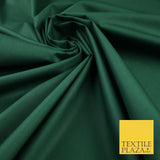 Bottle Green Smooth Crisp Cotton Blend Fabric Dress Shirt Material 60" 8258