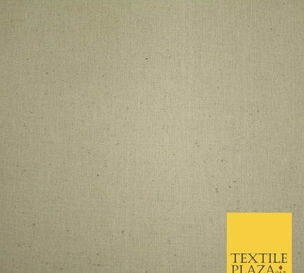 PREMIUM 100%Cotton Natural Beige Medium CALICO Pure Undyed Craft Fabric 63" 8260