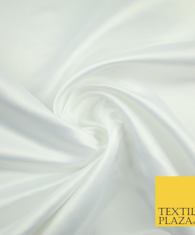 Plain Smooth Matt Duchess Satin Fabric Material Bridal Wedding Dress 58"