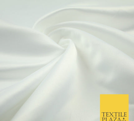 Plain Smooth Matt Duchess Satin Fabric Material Bridal Wedding Dress 58"