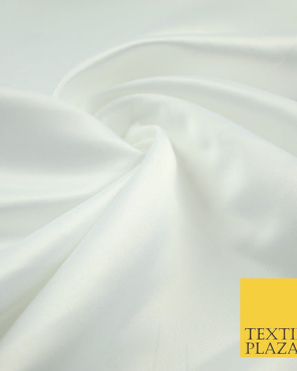 Plain Smooth Matt Duchess Satin Fabric Material Bridal Wedding Dress 58"