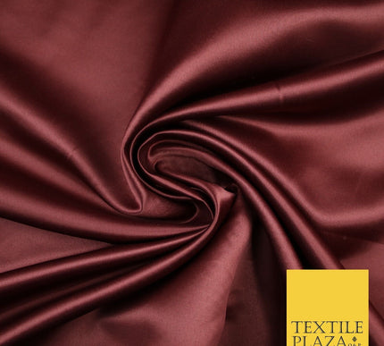 Plain Smooth Matt Duchess Satin Fabric Material Bridal Wedding Dress 58"