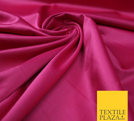 7 COLOURS - Premium Plain Liquid Smooth Sheen Cotton Sateen Dress Fabric 57"