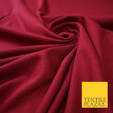 LIGHT MAROON RED Plain Cotton Jersey Fabric Stretch Knit Dress Fabric 60"   7440