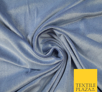 LAVENDER / ROYAL BLUE Soft Two Tone Velvet Velour Fabric Stretch Material 7442