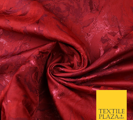 2 COLOURS - Luxury Metallic Oversized Floral Brocade Jacquard Dress Fabric 56"