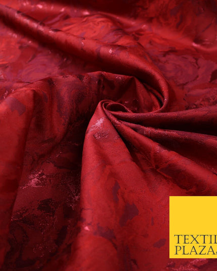 2 COLOURS - Luxury Metallic Oversized Floral Brocade Jacquard Dress Fabric 56"