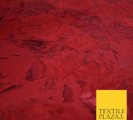 2 COLOURS - Luxury Metallic Oversized Floral Brocade Jacquard Dress Fabric 56"