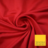 RED Loop Back Cotton Blend Jersey Fabric Sweatshirt Shorts Knit 70" WIDE - 7441