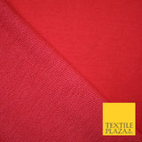 RED Loop Back Cotton Blend Jersey Fabric Sweatshirt Shorts Knit 70" WIDE - 7441