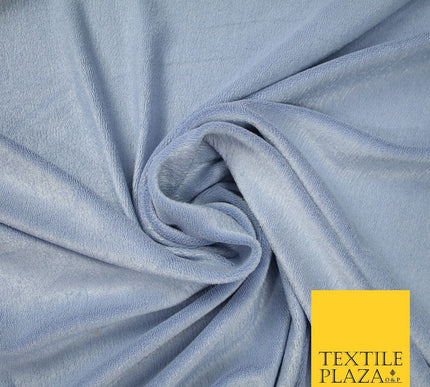 LAVENDER DENIM Soft Textured Velvet Velour Fabric Stretch Material 70" WIDE 7434