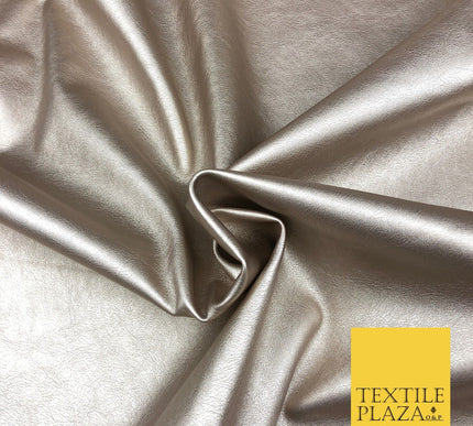 7 COLOURS Premium Quality METALLIC LEATHERETTE Fabric 300gsm Dancewear Craft 55"