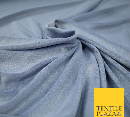 LAVENDER DENIM Soft Textured Velvet Velour Fabric Stretch Material 70" WIDE 7434