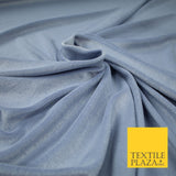 LAVENDER DENIM Soft Textured Velvet Velour Fabric Stretch Material 70" WIDE 7434