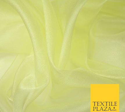 LILAC / LEMON / GOLD Premium Plain Japanese Crystal Organza Veil Wedding Shimmer