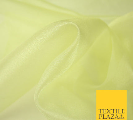 LILAC / LEMON / GOLD Premium Plain Japanese Crystal Organza Veil Wedding Shimmer