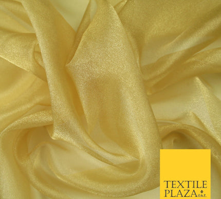 LILAC / LEMON / GOLD Premium Plain Japanese Crystal Organza Veil Wedding Shimmer