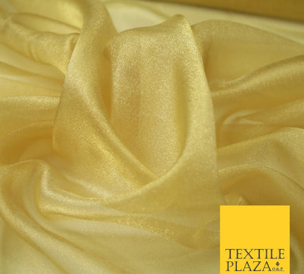 LILAC / LEMON / GOLD Premium Plain Japanese Crystal Organza Veil Wedding Shimmer