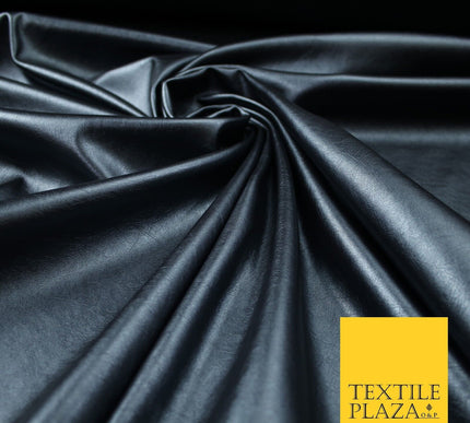 7 COLOURS Premium Quality METALLIC LEATHERETTE Fabric 300gsm Dancewear Craft 55"