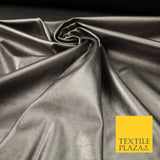 7 COLOURS Premium Quality METALLIC LEATHERETTE Fabric 300gsm Dancewear Craft 55"