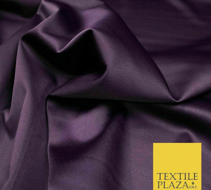 7 COLOURS - Luxury Plain Stretch Matt Duchess Satin Fabric Wedding Dress 58"