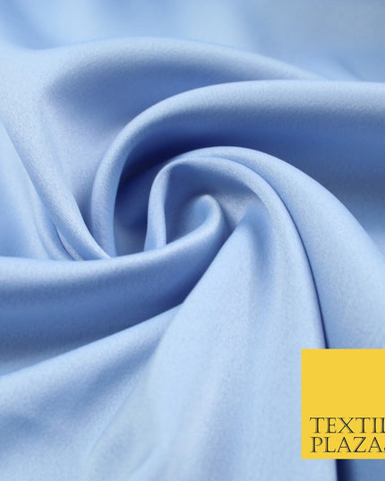 7 COLOURS - Luxury Plain Stretch Matt Duchess Satin Fabric Wedding Dress 58"