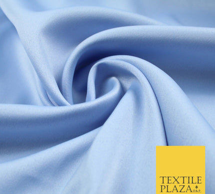 7 COLOURS - Luxury Plain Stretch Matt Duchess Satin Fabric Wedding Dress 58"