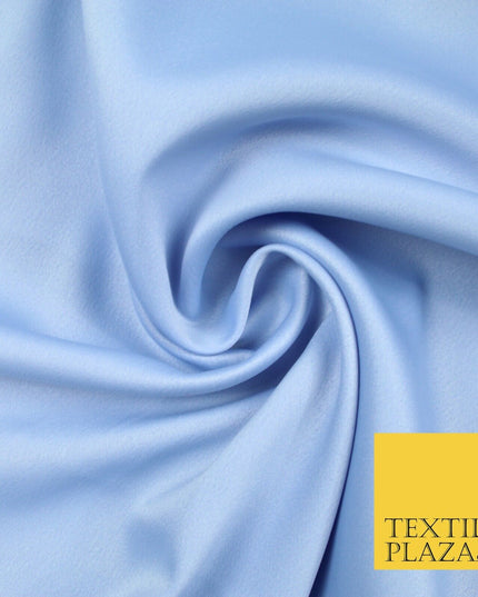 7 COLOURS - Luxury Plain Stretch Matt Duchess Satin Fabric Wedding Dress 58"