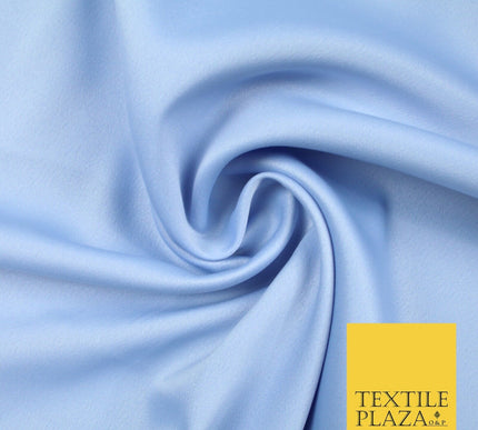 7 COLOURS - Luxury Plain Stretch Matt Duchess Satin Fabric Wedding Dress 58"