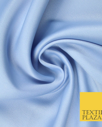 7 COLOURS - Luxury Plain Stretch Matt Duchess Satin Fabric Wedding Dress 58"