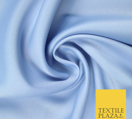 7 COLOURS - Luxury Plain Stretch Matt Duchess Satin Fabric Wedding Dress 58"