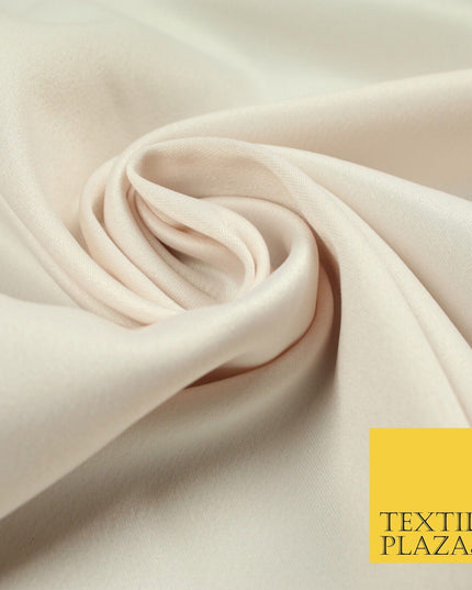 7 COLOURS - Luxury Plain Stretch Matt Duchess Satin Fabric Wedding Dress 58"